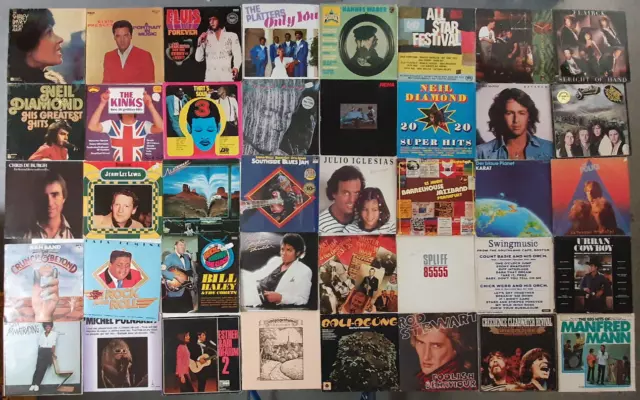 40x Vinyl ROCK/POP/WEITERE LP Sammlung (u.a. Rod Stewart, Michael Jackson ...)