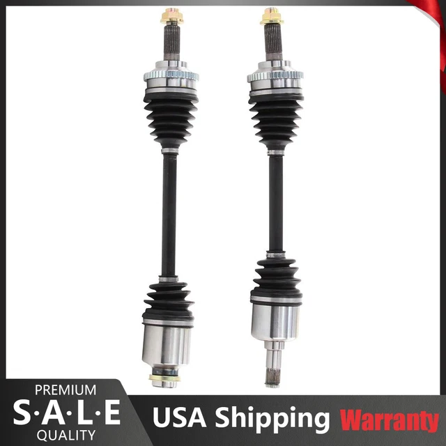 Front Left Right Pair CV Axle Shaft For 2001-2004 Kia Spectra Auto Trans 1.8L