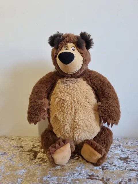 Masha And The Bear Large Soft Toy Bear Plush Cuddly 2016 £900 Picclick Uk 