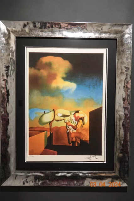 Salvador Dali Lithographie 50x35 cm handsigniert, limitiert, Prägestemp. - SALE-