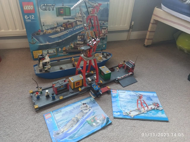 Lego city harbor best sale 7994