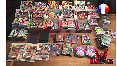 Dragon Ball Super Dbs : Lot 500 Cartes + 10 Brillantes Cadeau / Neuf Vf Fr