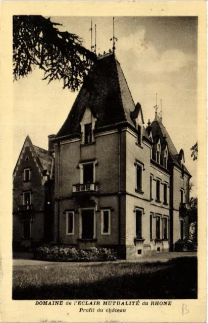 CPA AK Domaine de l'Eclair Mutualite du Rhone - Profile du chateau (450733)