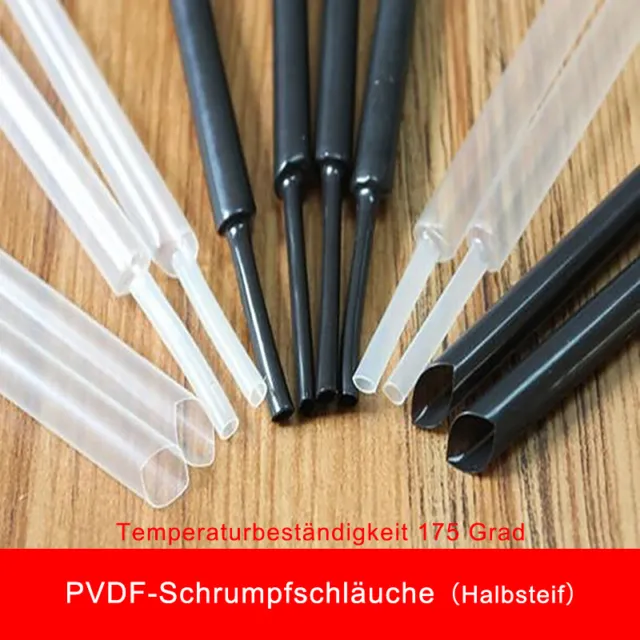 PVDF Schrumpfschlauch Hochtemperatur und ölbeständig 2:1 verhältnis Φ0.8~Φ25.4mm 3