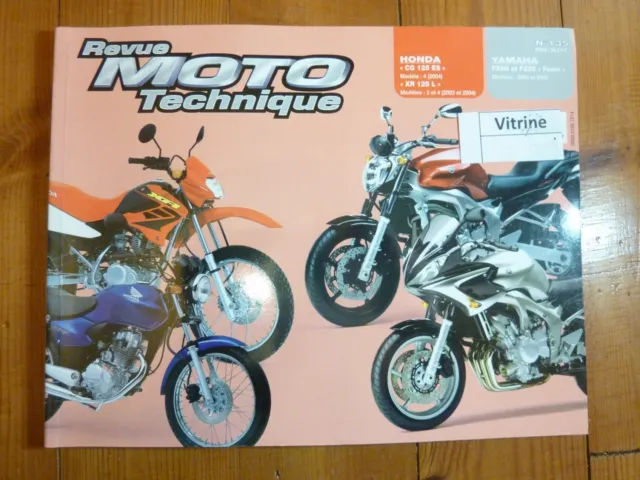 CG125ES - Fazer Revue Technique moto Honda Yamaha Etat - NEUVE PORT Reduit Fran