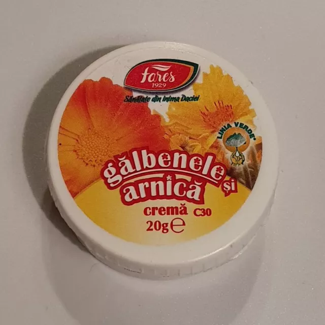 Marigold & Arnica Cream Skin Care Galbenele & Arnica 20 g Fares