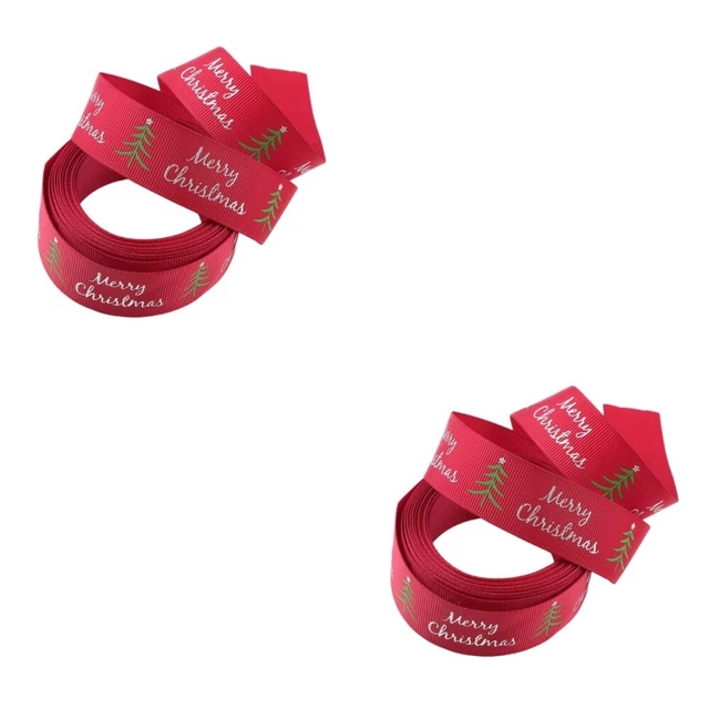 2x Weihnachten Handwerk Band Weihnachten Dekor Band Weihnachten Baum Band