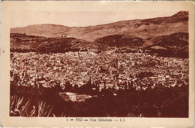 CPA AK FEZ vue générale MAROC (24041)
