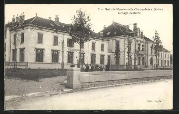 CPA Saint-Siméon-de-Bressieux, Groupe Scolaire