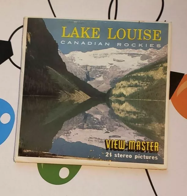 Sawyer's Vintage A007 Lake Louise Canadian Rockies view-master Reels Packet