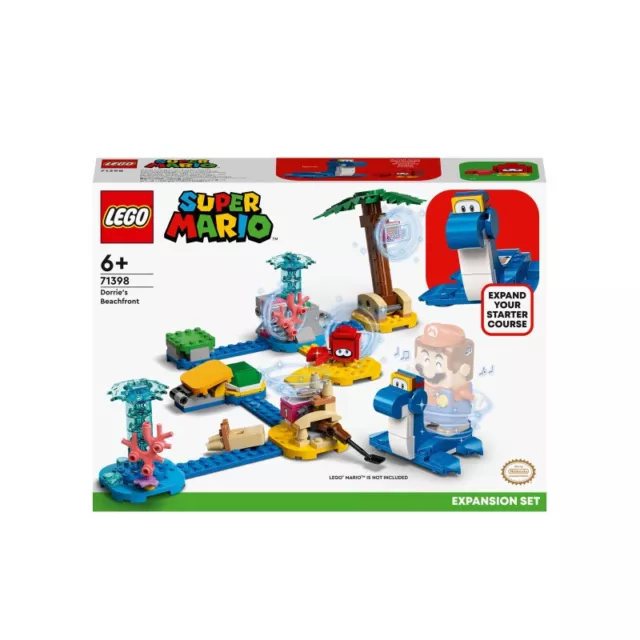 Original Lego® Super Mario 71398 - Set de Expansión: Costa de Dorrie