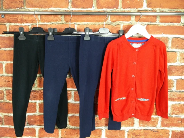 Girls Bundle Age 5-6 Years M&S Next Button Up Cardigan Leggings Kids Set 116Cm