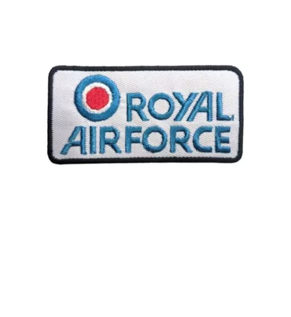 Raf Royal Air Force Army Military Iron Sew On patch Jeans Leather Jeans Hat A-52
