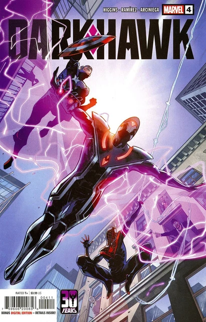 Darkhawk #4 2021 Unread Juanan Ramirez Main Cover Marvel Comic Book Kyle Higgins