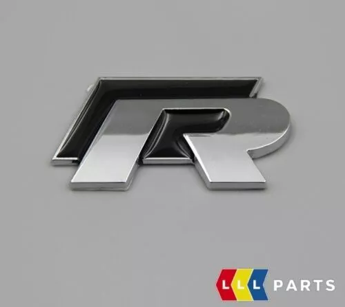 New Genuine Vw Golf Mk6 Mk7 R Front Badge Emblem Chrome Black 1K8853675Kfod