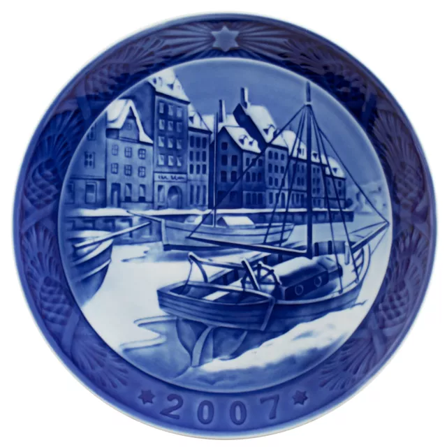 Royal Copenhagen Piatto Di Natale 2007 Originale Porcellana Prima Scelta