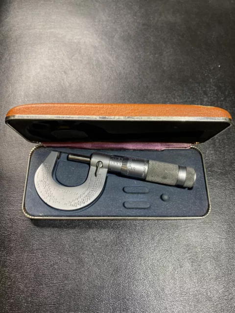 Vintage Brown & Sharpe Number 1,  0-1" Inch Outside Micrometer