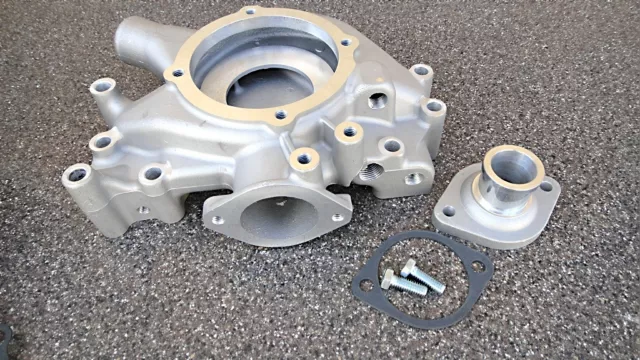 Engine Water Pump Mopar 350-440 Aluminum Housing & Thermostat Neck Set