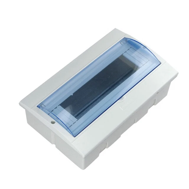 9-12-Way Circuit Breaker Distributor Protection Box Interior Wall Mount - PlasticboO2H2