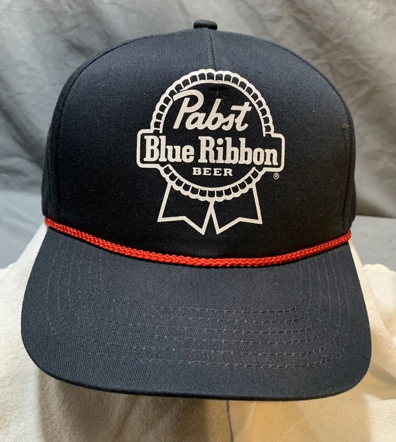 Pabst Blue Ribbon Vintage Ripstop Snapback Hat - Men's Retro PBR Cap, Multi-Color, Adjustable