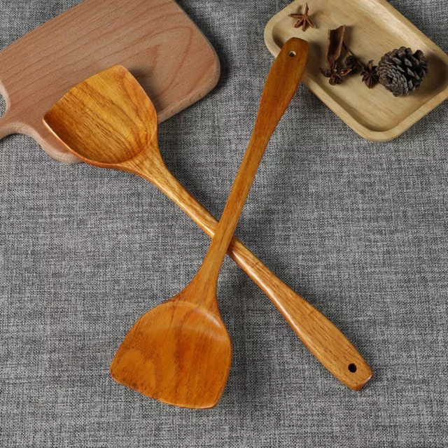 Bamboo Wooden Shovel Wooden Cooking Spatula Kitchen Utensils   Home Kitchen