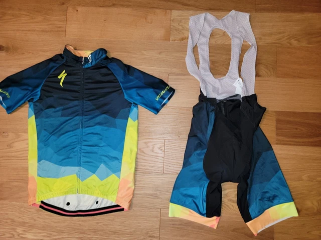 Specialized Racing SL Pro Bike Cycling Bib Shorts Body JERSEY KIT SET Mens MED M