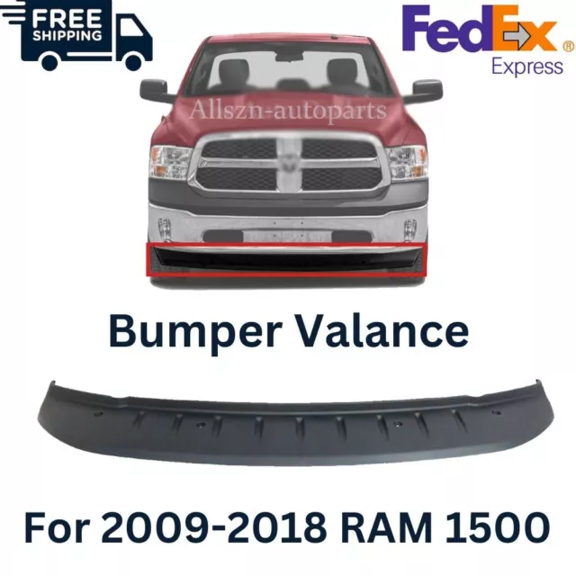 For 2009-2018 RAM 1500 New Textured Lower Front Bumper Valance / Air Deflector