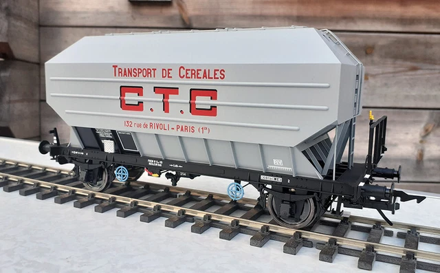 Wagon Céréalier Rail 43 Minoteries Dijonnaises – Ép IV SNCF Réf 433015/4