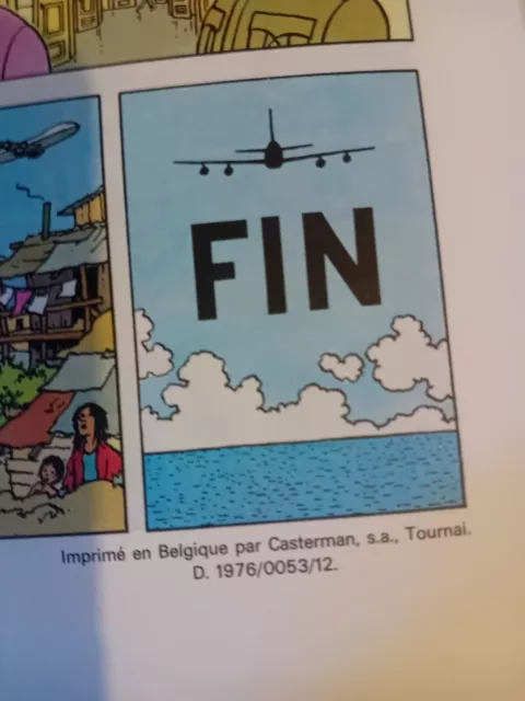 BD Tintin et les Picaros de Hergé Casterman 1976 EO