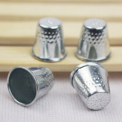 10 modistas protector de dedales de dedo de metal escudo de costura 1,8 cm ATGJ