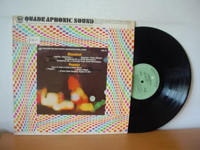 VANGUARD QUADRAPHONIC DEMONSTRATION ALBUM 1972 VSQ-2X Joan Baez, Handel, Mahler