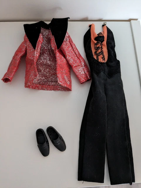 Tenue Vintage Barbie Mattel Années 70 - Blouson Rose - Référence N°1567