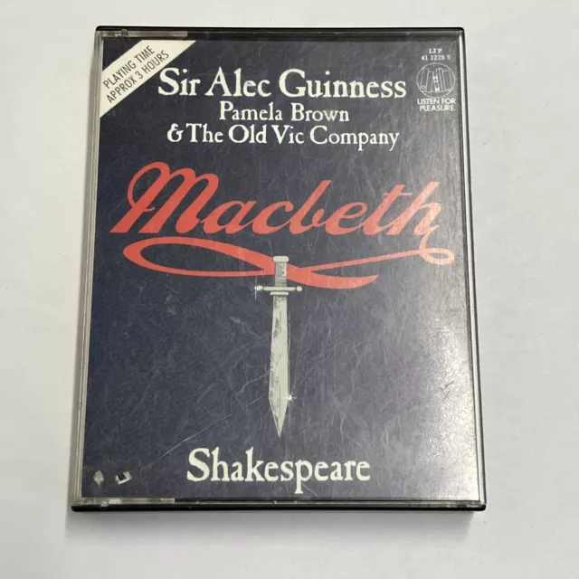 Macbeth - Shakespeare / Sir Alec Guinness - 2x Cassette Old Vic Company