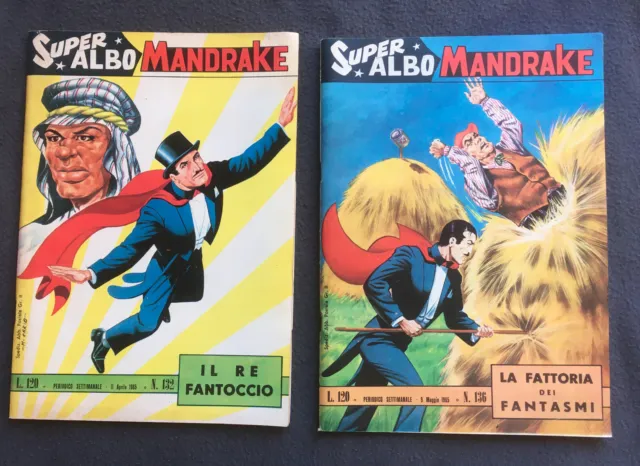Lotto 6 numeri SUPER ALBO MANDRAKE Ed. Fratelli Spada 1964 1965
