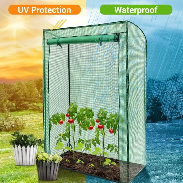 Tomato Greenhouse Reinforced Frame & Cover Outdoor Garden Plant Grow Green House