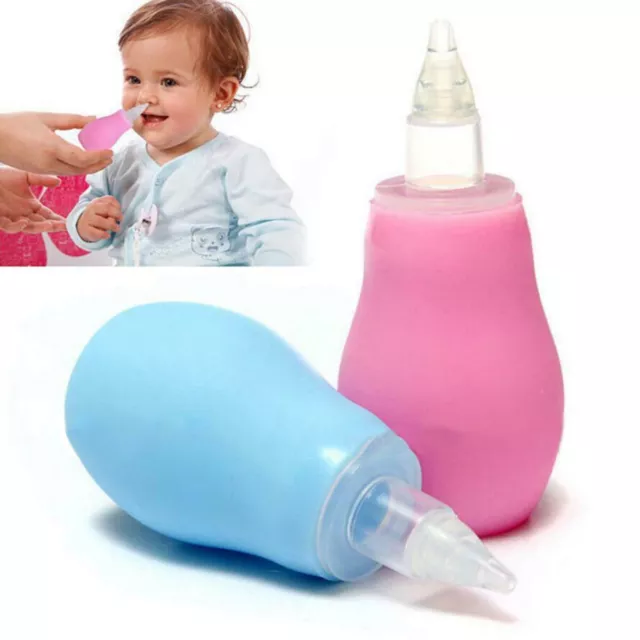 Baby Newborn Infant Toddler Soft Nose Cleaner Nasal Mucus Snot Suction Aspirator