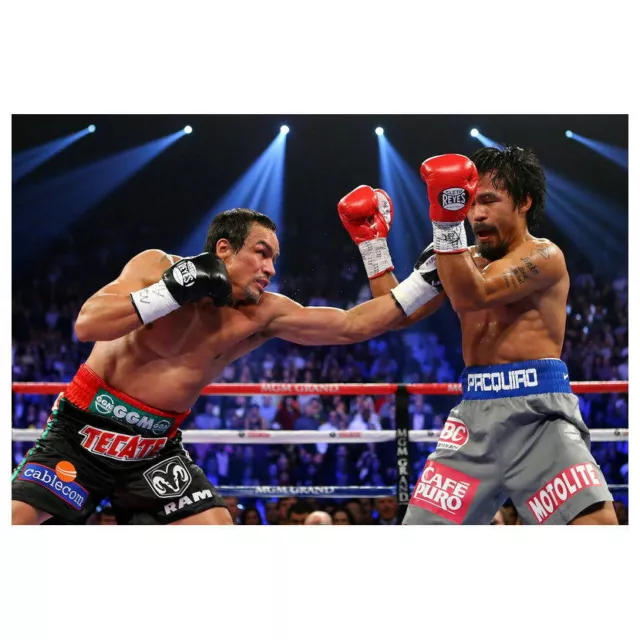 136831 Juan Manuel Marquez v Manny Pacquiao Boxing Wall Decor Print Poster