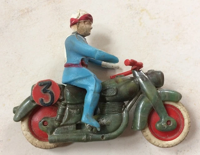 Moto type Minialux avec motard 2