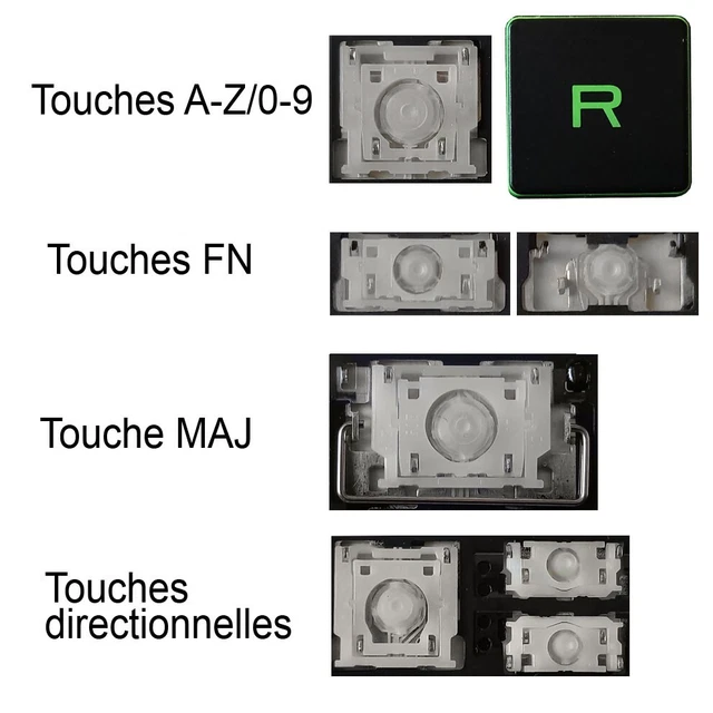 Clavier AZERTY Français Pour HP Pavilion 14-BF017NF Etc. - Neuf, Compatible, Générique