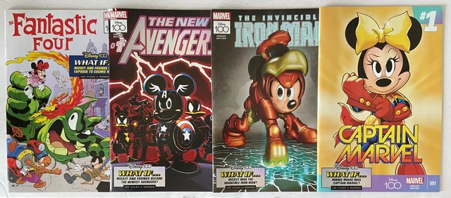 AMAZING SPIDER-MAN 19 25 27 29 lot of 4 DISNEY 100 VARIANTS 2023 NM 1st prints