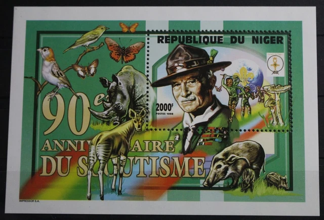 Niger Block 112 with 1504 Mint #WT370