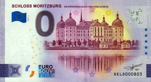 Null Euro Schein - 0 Euro Schein - Schloss Moritzburg 2023-3