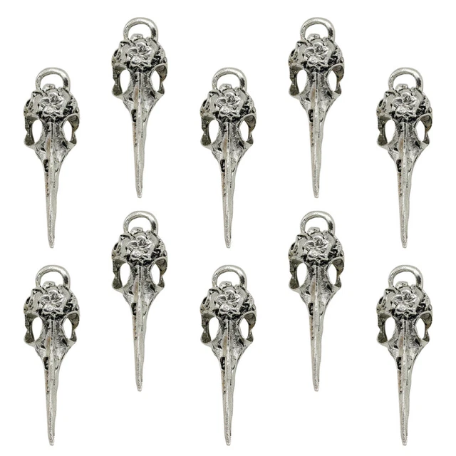 30 Stück Legierung Schädel Anhänger Charms DIY Schmuck Herstellung Zubehör für