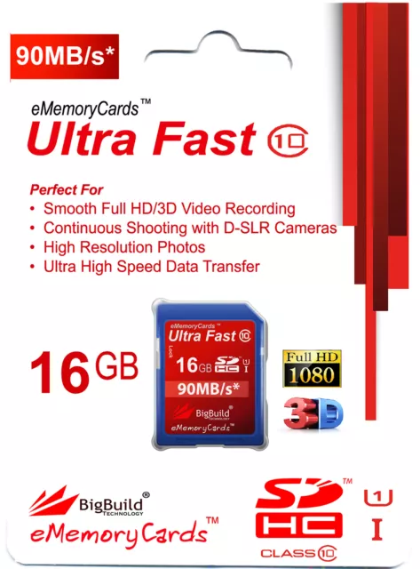 16GB Memory card for Fuji Film FinePix S4200 Camera | Class 10 SD SDHC New 2