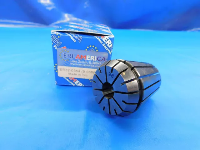NEW ERI AMERICA ER32 COLLET SIZE 8mm TO 9mm MADE IN ITALY ER32-0354 8 9 mm