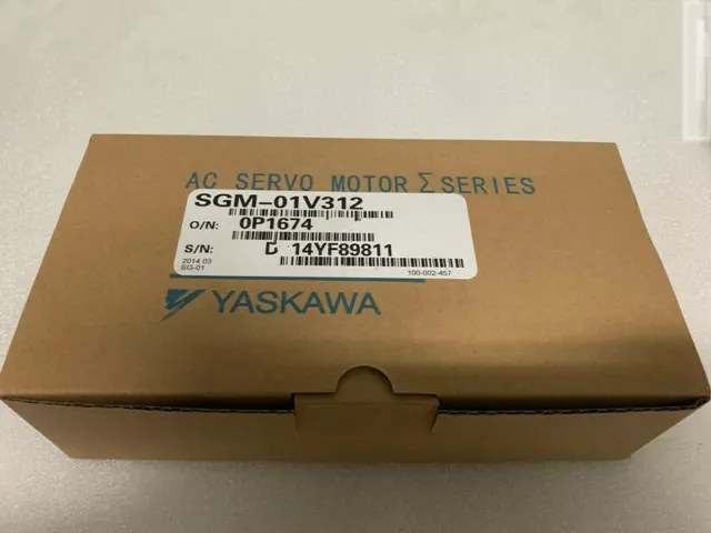 Yaskawa SGM-01V312 Servo Motor 1PC New Expedited Shipping SGM01V312