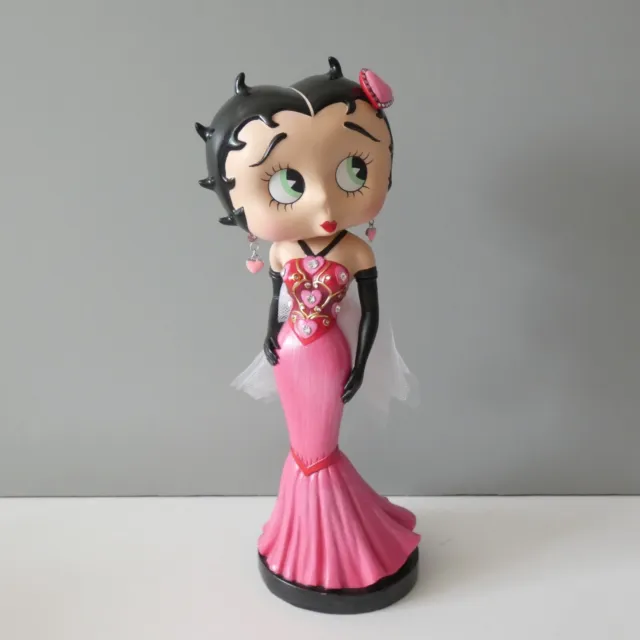 Betty Boop Figurine Ornament The Danbury Mint Vivacious Valentine Pink Dress