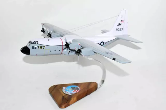 Lockheed Martin® C-130F, VR-24 (1984) Model, Mahogany 1/74 (21") Scale Model