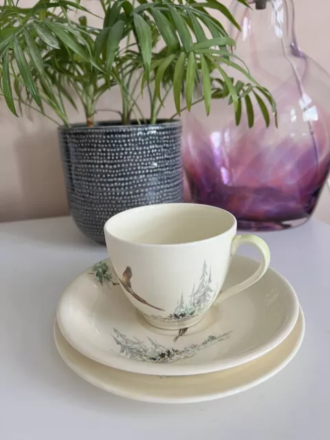 Royal Doulton  “ The Coppice “ Tea Cup, Saucer & Plate Trio