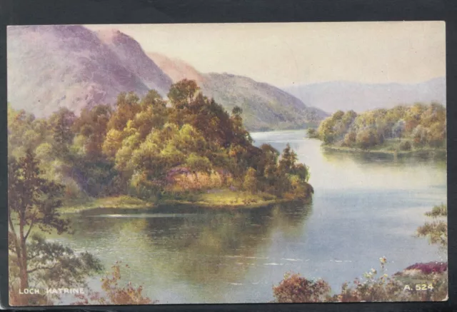 Scotland Postcard - View of Loch Katrine - "Art Colour"     RS20629